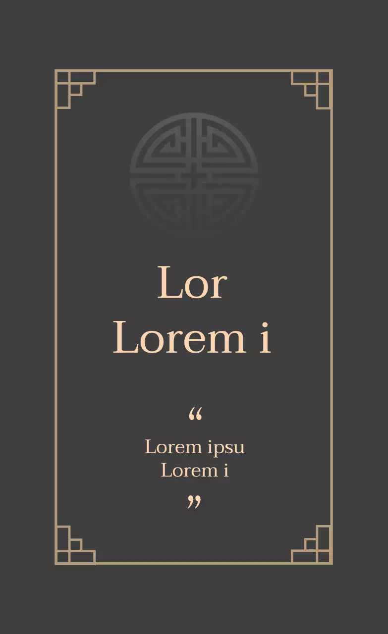 Donkergrijs geïllustreerd verpakkingsetiket voor geschenkset