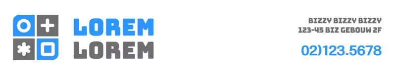 Eenvoudige, strakke vormen en symbolen logo combinatie stijl in blauw en donkergrijs Ziekenhuis promotie en promotie