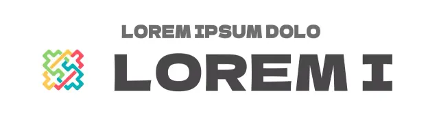 Ein einfaches, klares Symbollogo in der koreanischen Tradition der fünfeckigen Farben Werbematerial für die Kulturstiftung