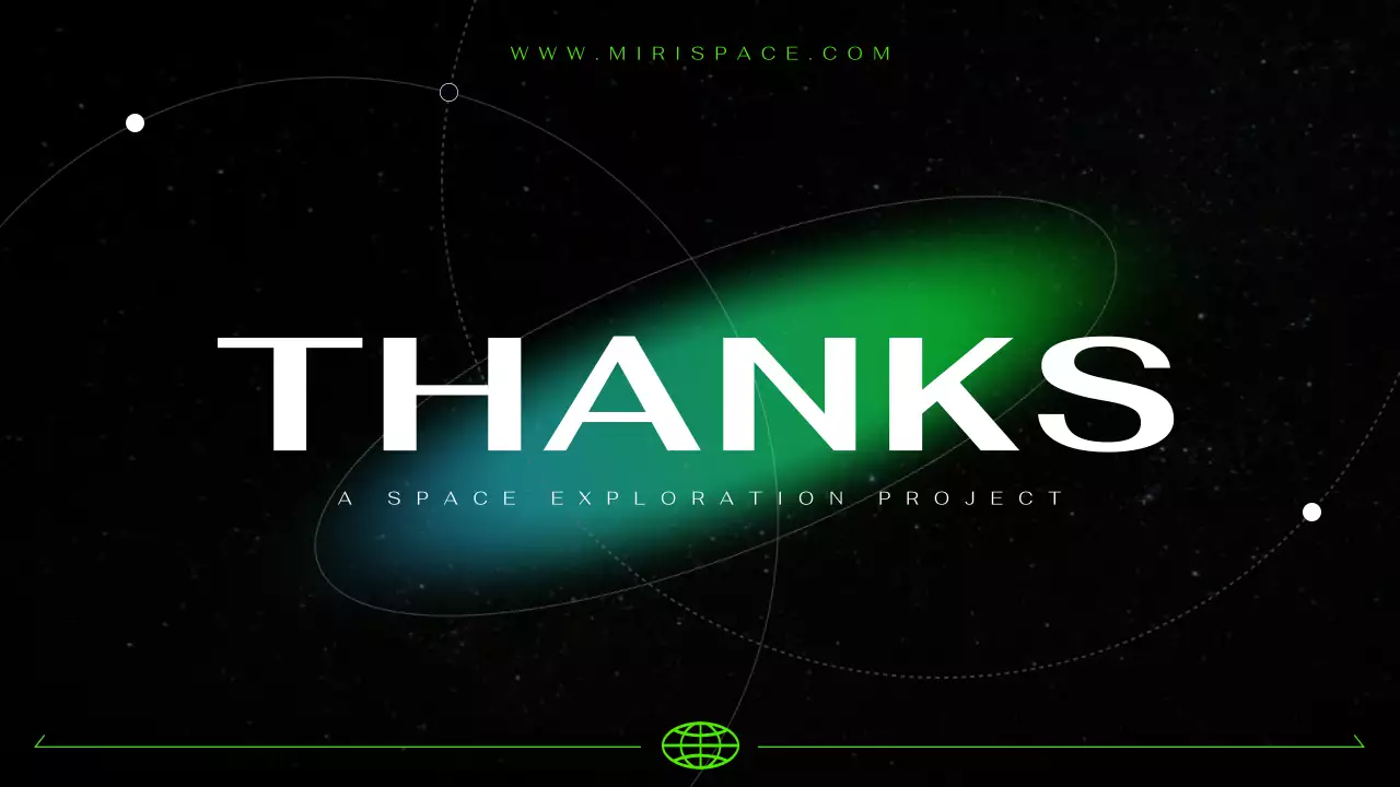 黒 モダン 宇宙 プレゼンテーション