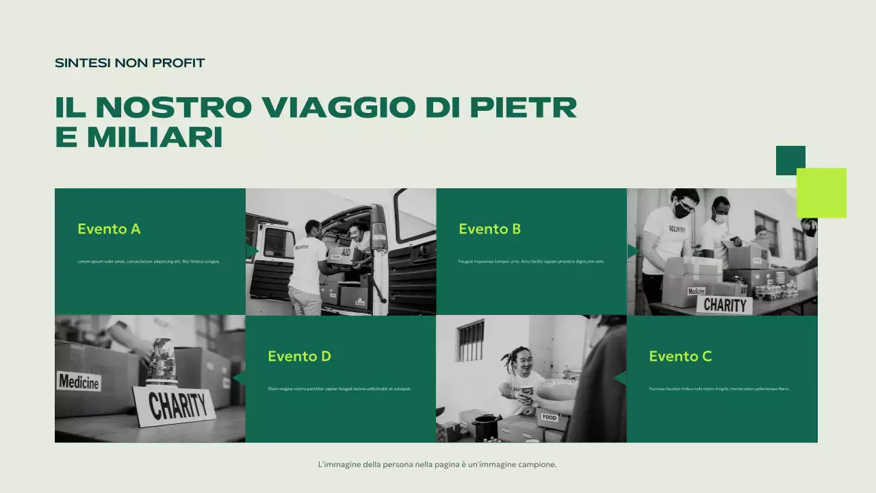 bando verde moderno no-profit