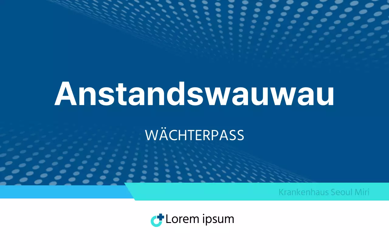 Zugangsausweise mit marineblauem und hellblauem Muster