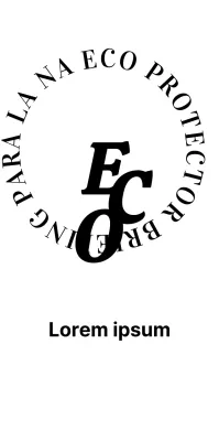 Diseño de asociación verde con texto negro