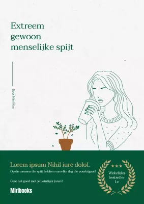 Groen Eenvoudig en stijlvol geïllustreerd concept