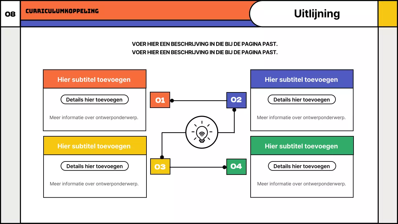 Voorstel voor naschoolse lessen spelwiskunde met kleurrijke geometrische vormen