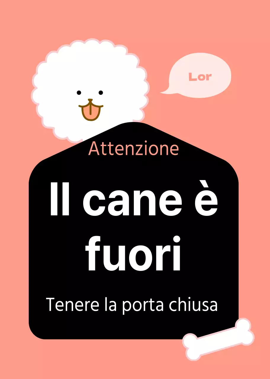 Cucciolo Attenzione Camagnet