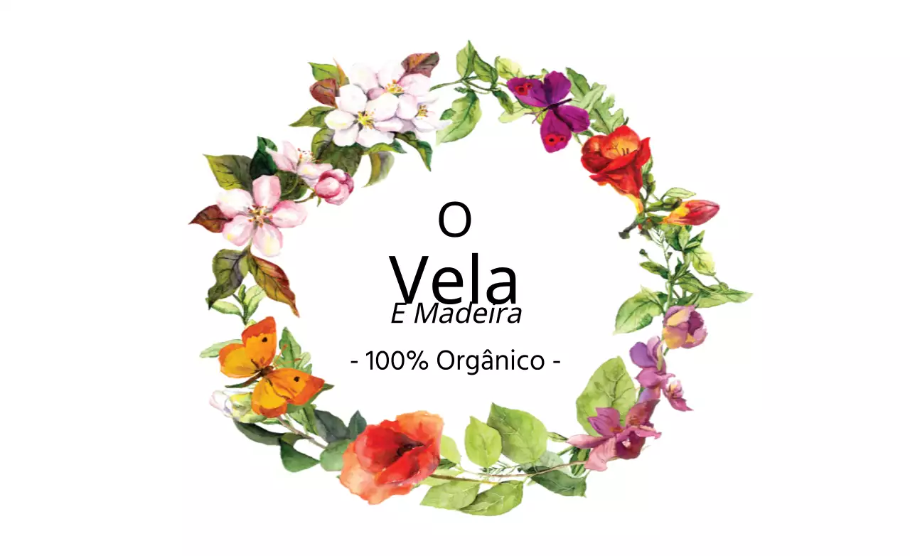 Vela de flores