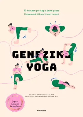 Roze en groene yoga boekomslag