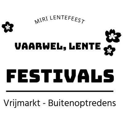 Promoot een lentefeest met een emotioneel concept met een eenvoudige zwarte kersenbloesemillustratie