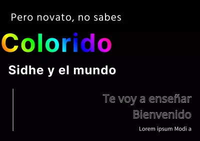 Dé la bienvenida a los nuevos estudiantes con un colorido diseño en negro