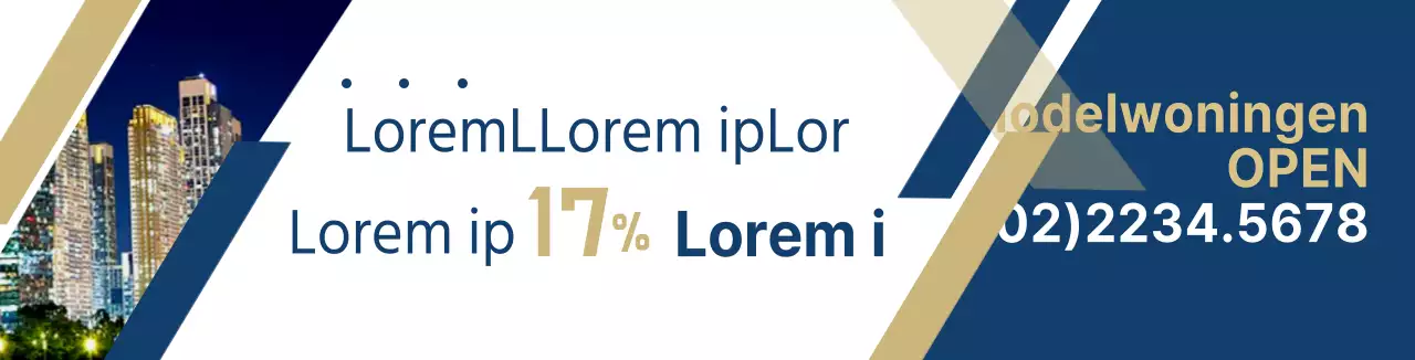 Witte blauwe geometrische vormen patroon eigendom promotie