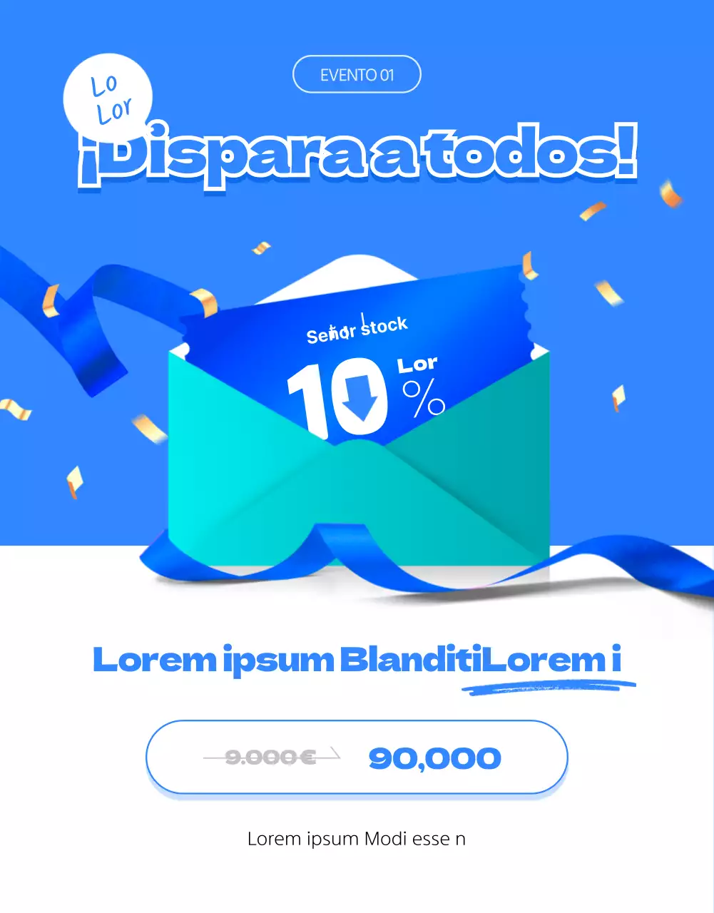 Tema de instrumentos financieros de concepto limpio con ilustraciones azules en 3D