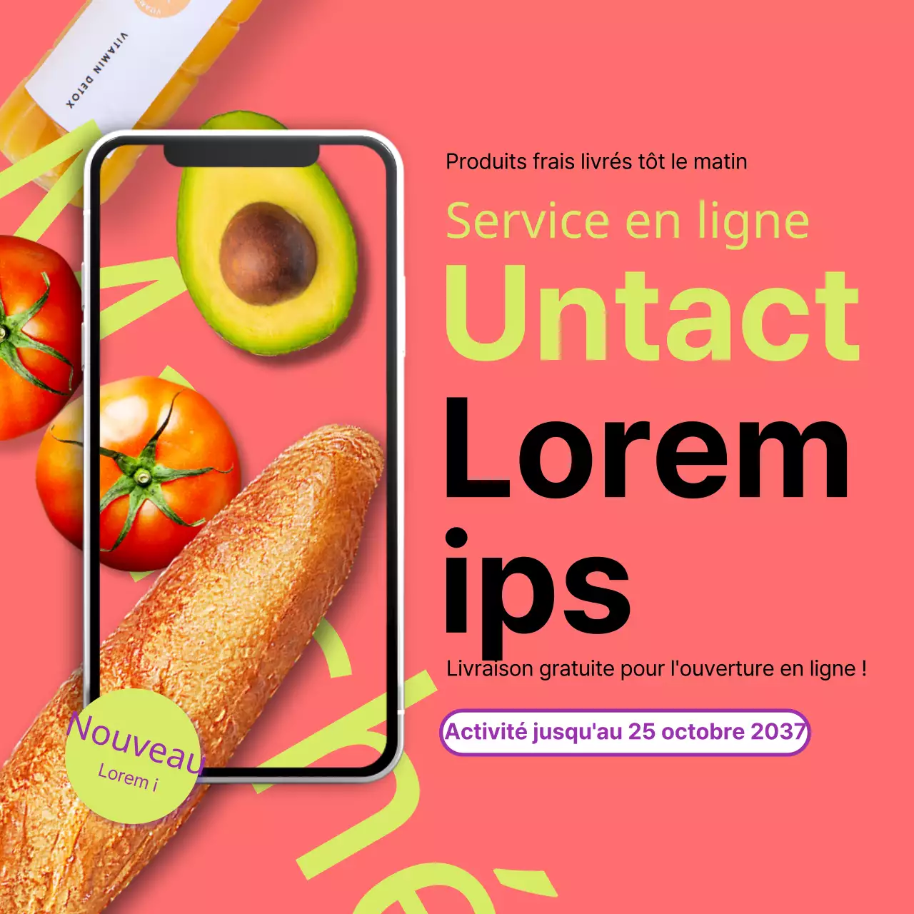 Une expérience d'achat en ligne luxueuse aux couleurs complémentaires