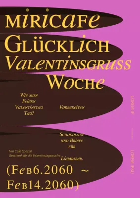 Sonderwoche zum Valentinstag mit Schokoladenteichkonzept