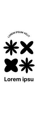 Symbole simple et mignon logo combiné en noir Organisations et causes de protection de l'enfance