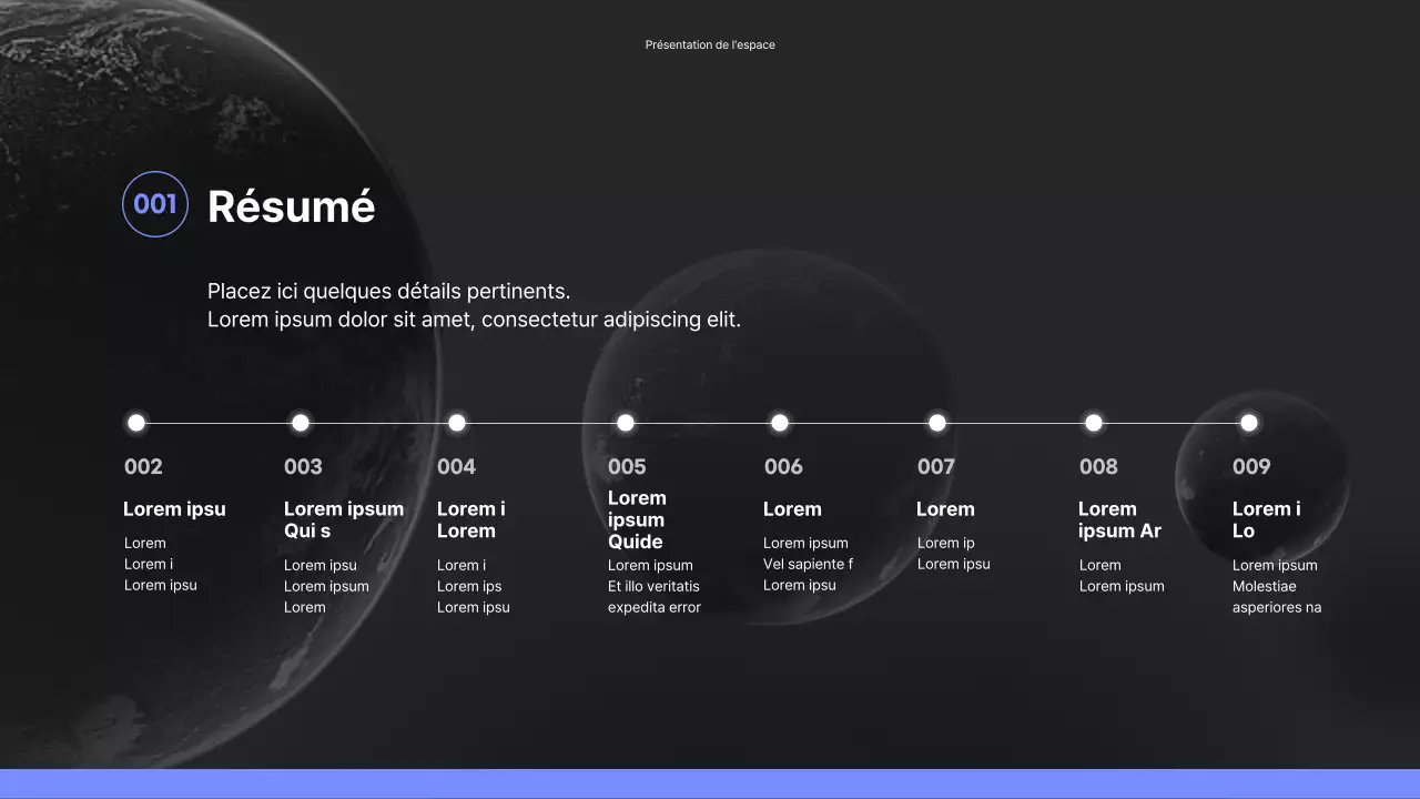 Introduction d'un univers émotionnellement propre en noir et violet
