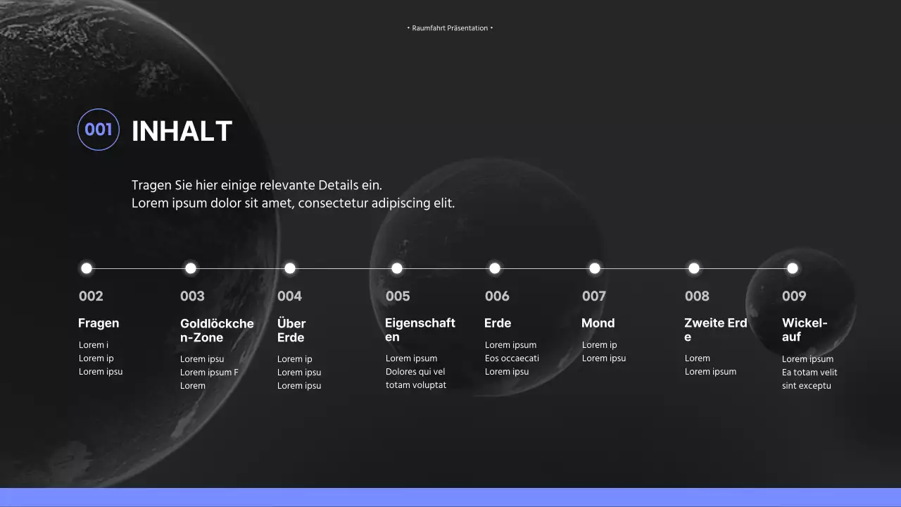 Einführung in ein emotional sauberes Universum in Schwarz und Lila