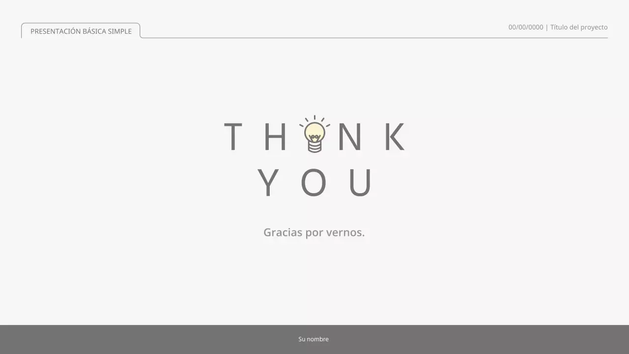 Kit de presentación sencillo y básico en tonos pastel y blanco