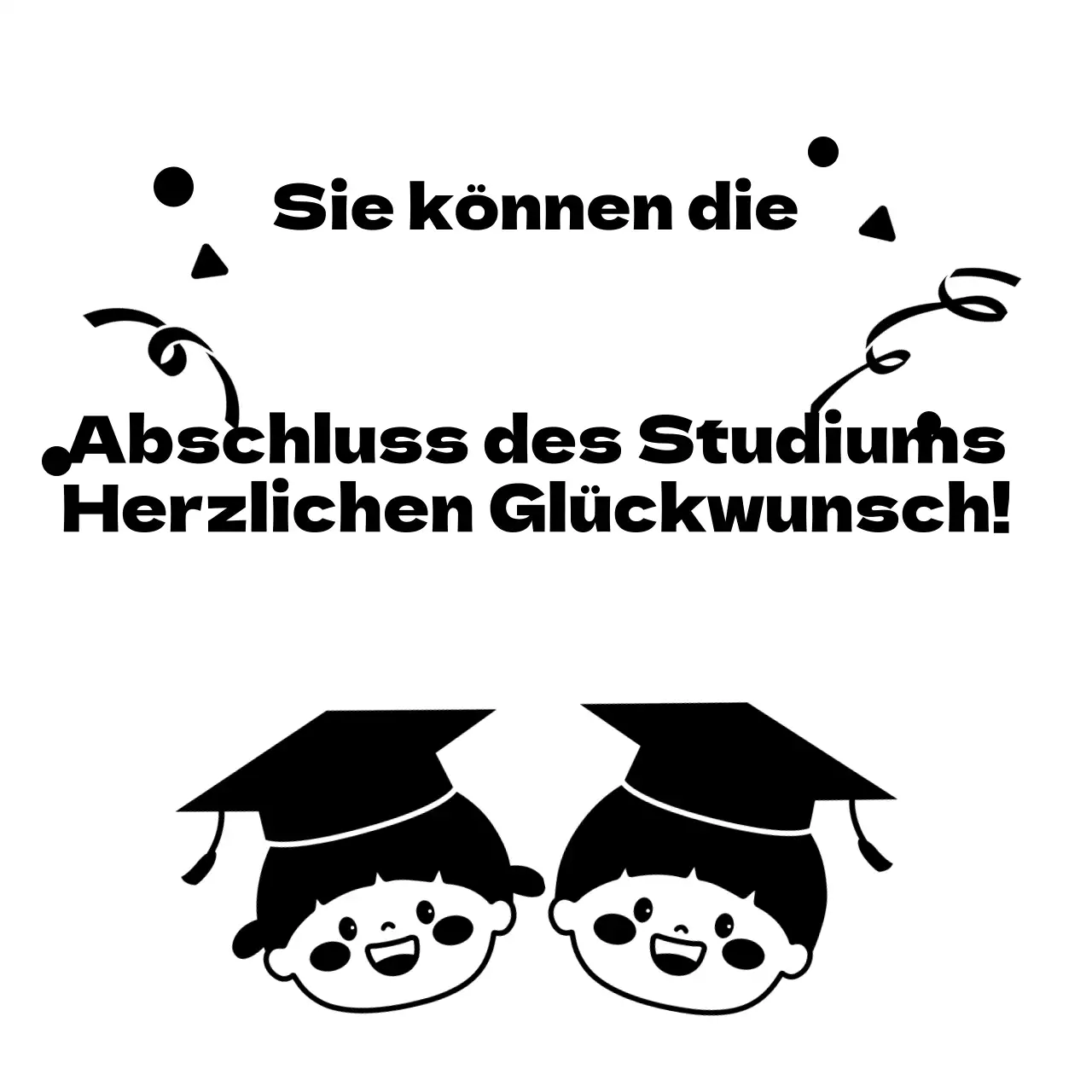 Kindergarten-Abschlussfeier mit schwarzen glücklichen Kindern Illustration