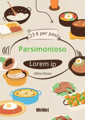 Ricettario che mette in risalto i contorni coreani su sfondo beige