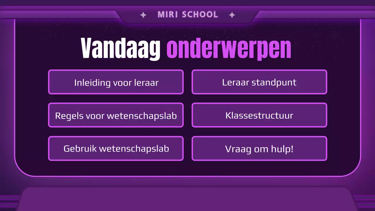 Introductie van de wetenschapsklas van het ruimteschipconcept