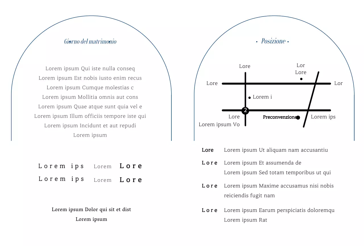 Partecipazioni di nozze con un concetto di layout fotografico unico