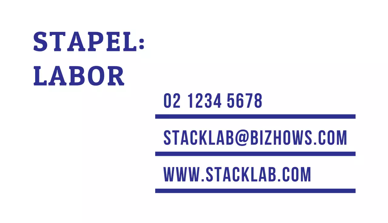 Visitenkarten für Unternehmen