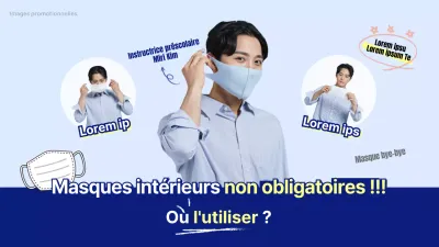 Masques d'intérieur bleus à thème frais levés Informations Conseils Education Vignettes YouTube