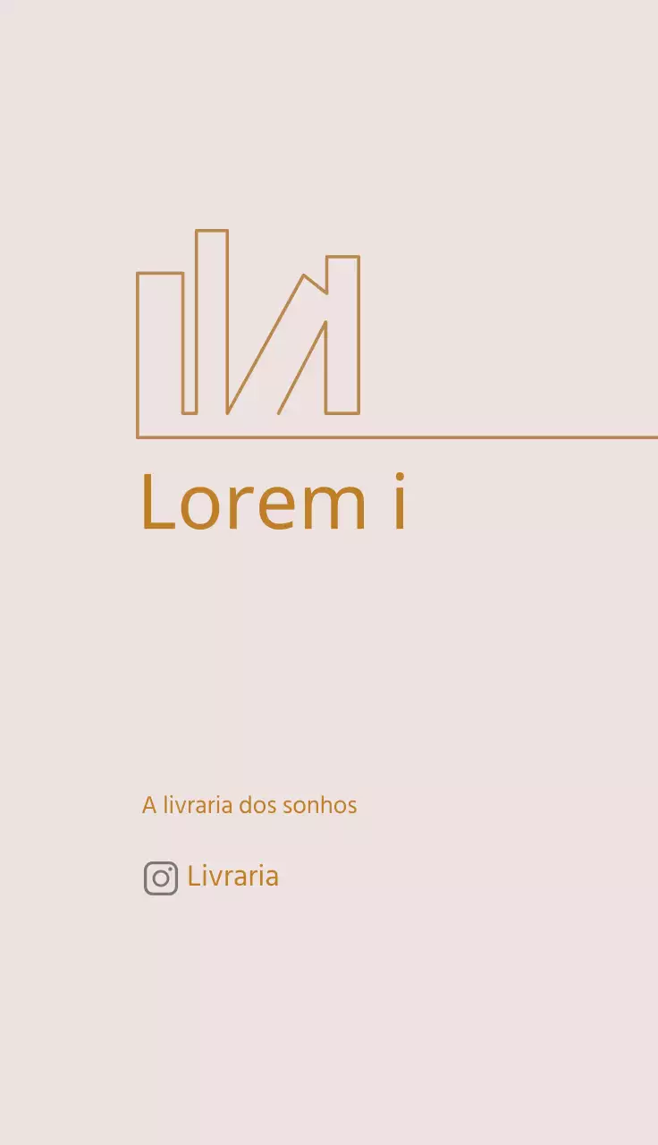 castanho rosa ilustração simples livraria livraria