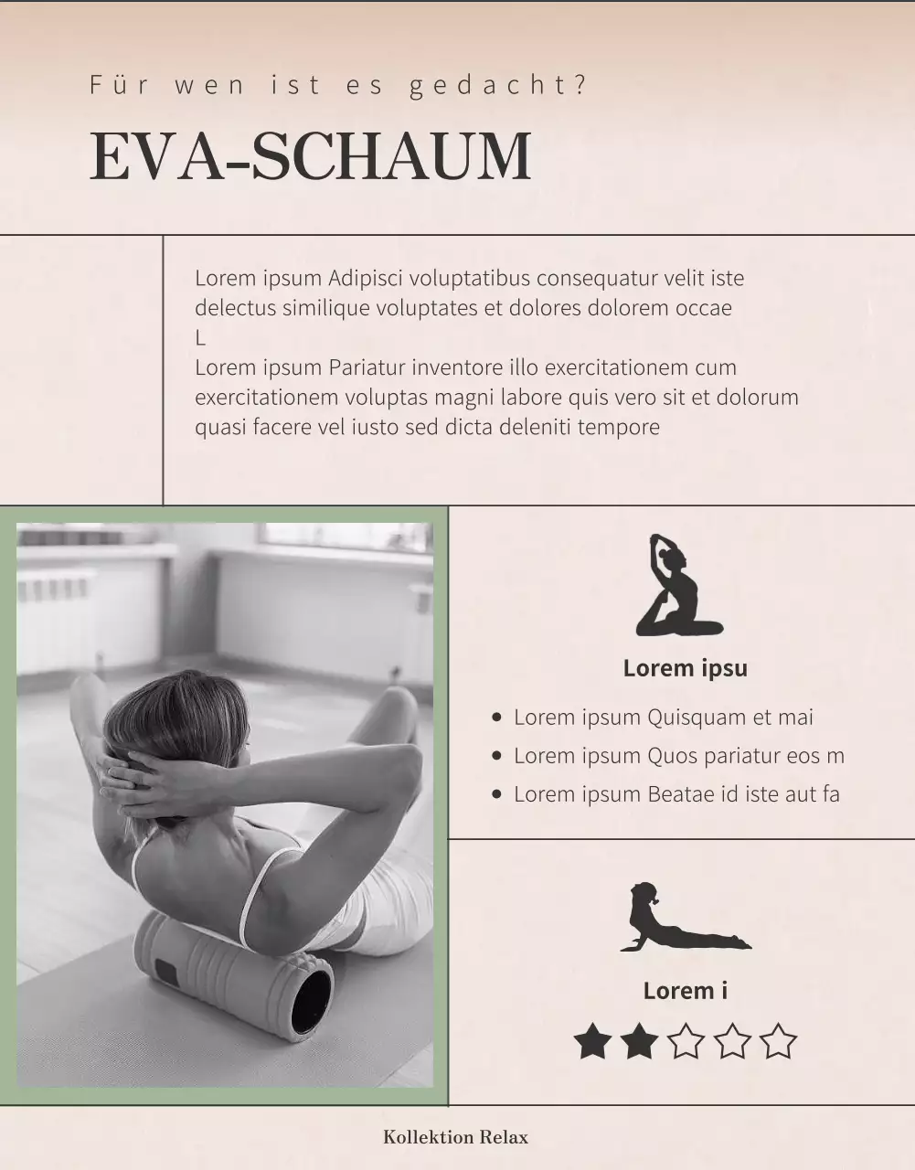 Erfahren Sie mehr über dieses beruhigende, hellgrüne und orangefarbene Schaumstoffrollentrainingsgerät