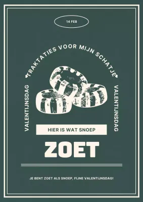 Witte dag in groen en beige