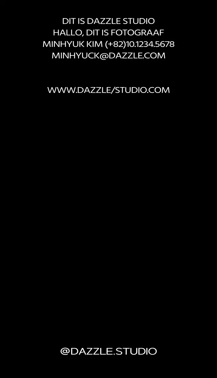 Een eenvoudige, hippe logostijl in zwart en wit Opmerkingen van de fotograaf