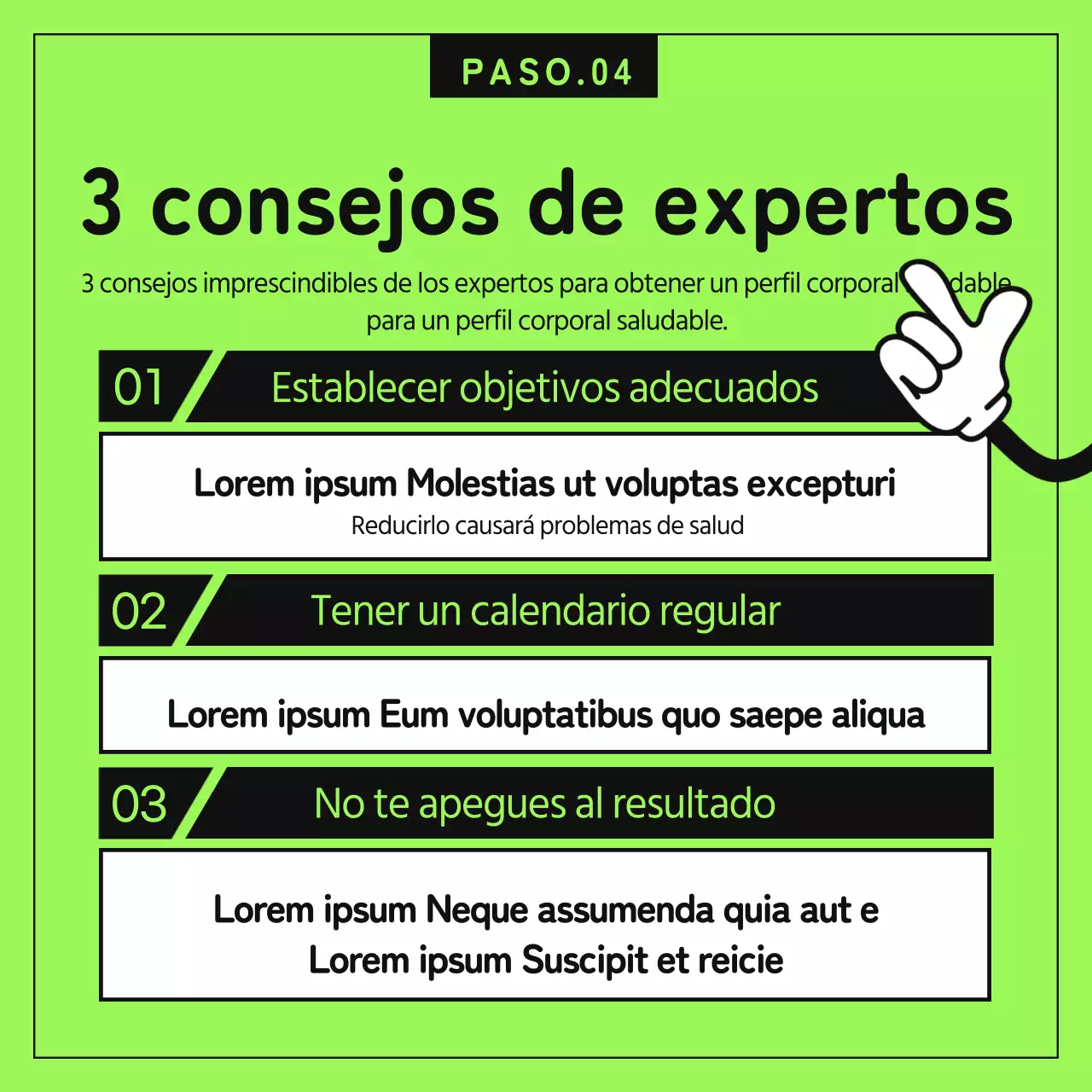 Debatir los pros y los contras de los perfiles corporales juveniles verde lima fluorescente y negro.