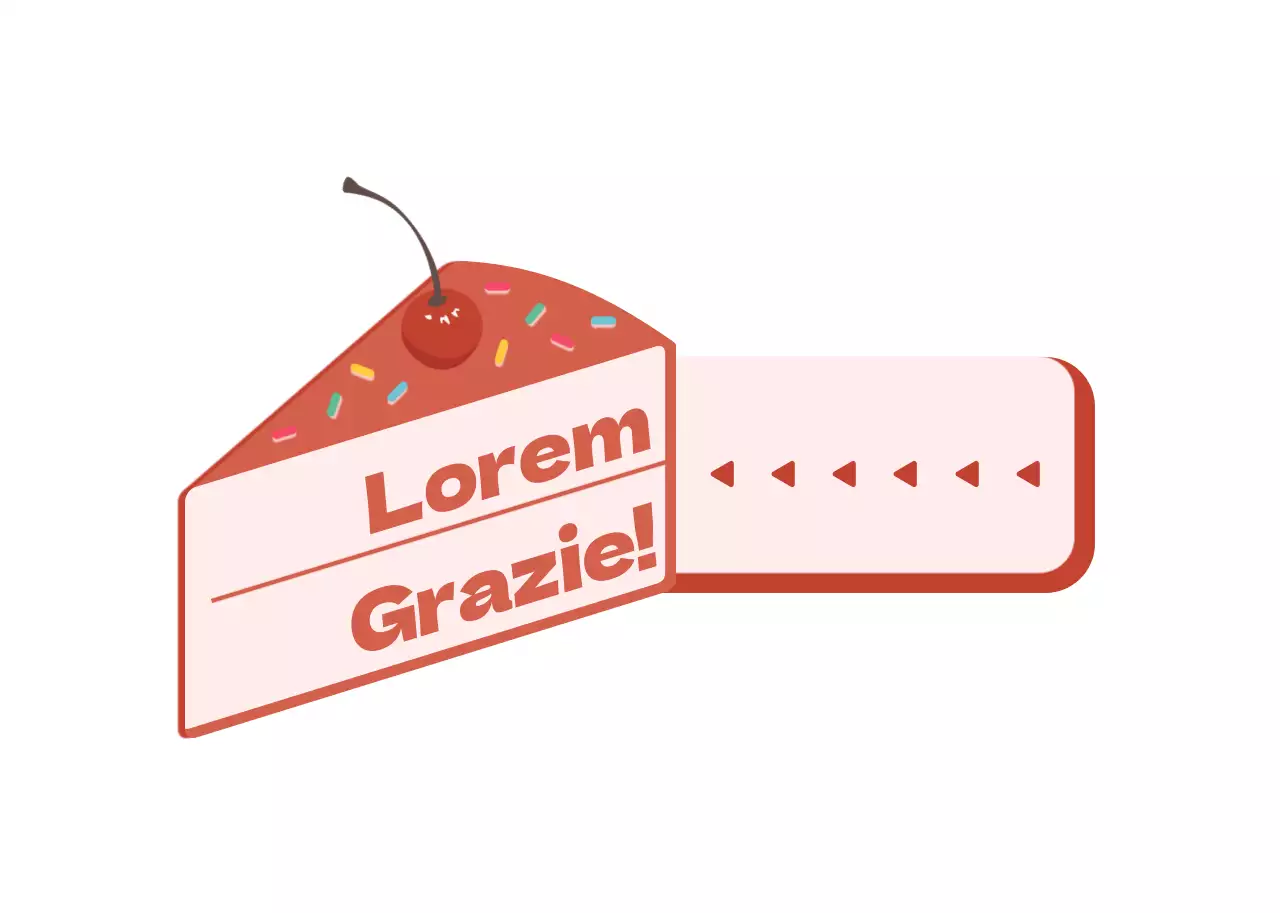 Consegna sicura in stile cornice per torte carina e ordinata in rosa e multicolore