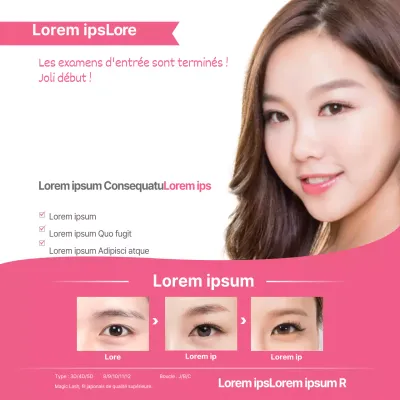 Événements relatifs à l'extension des cils