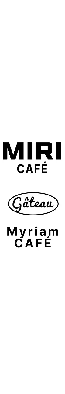 Logo simple de type emblème pour un café dessert en rouge