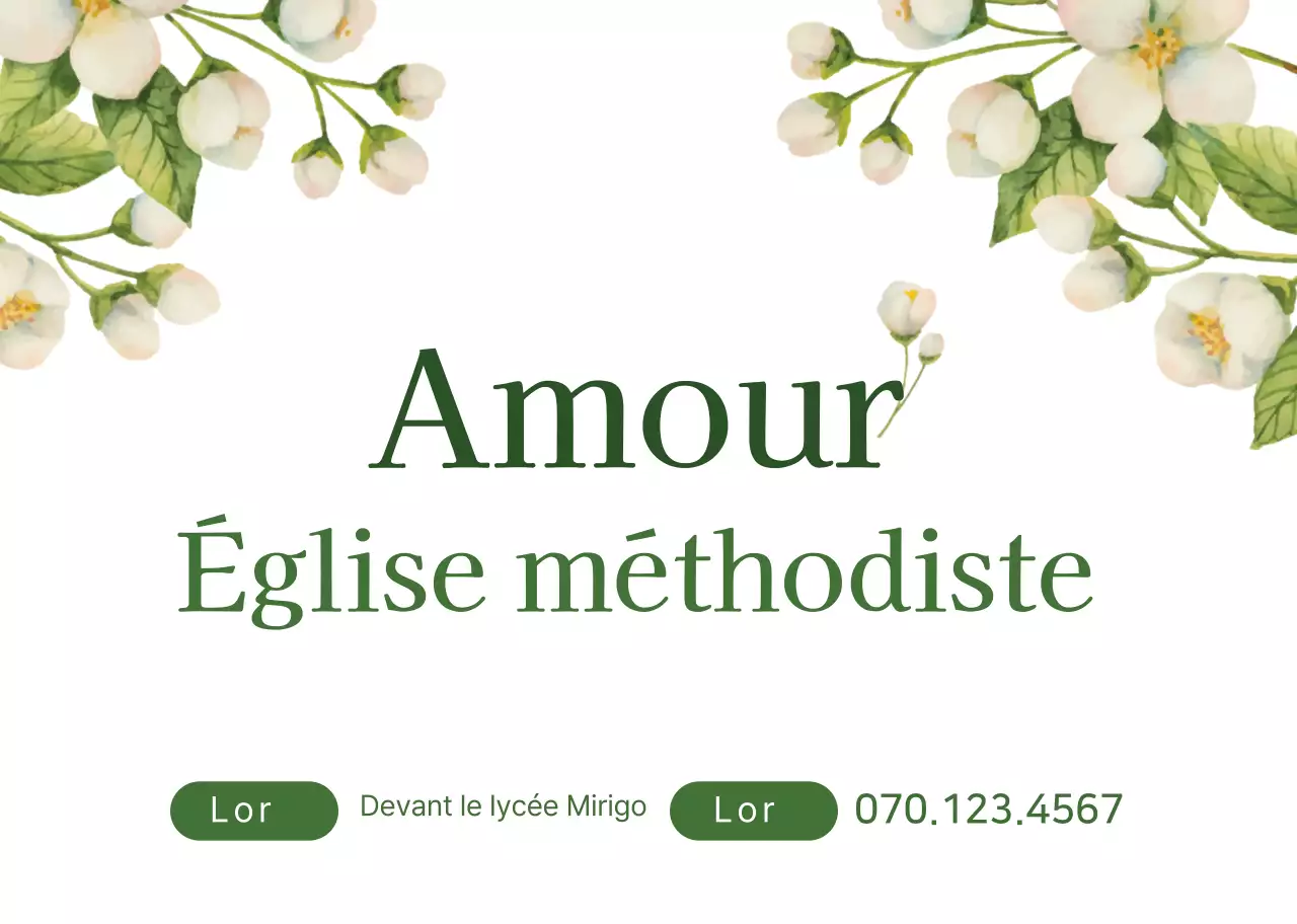 illustration de fleurs blanches vertes illustration de la promotion de l'église