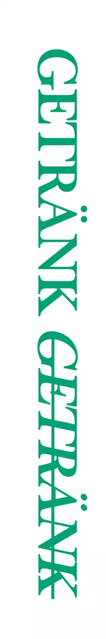 Emotionales und einfaches Briefpapier im Stil eines Cafés mit Wiederholung der grünen Farbe