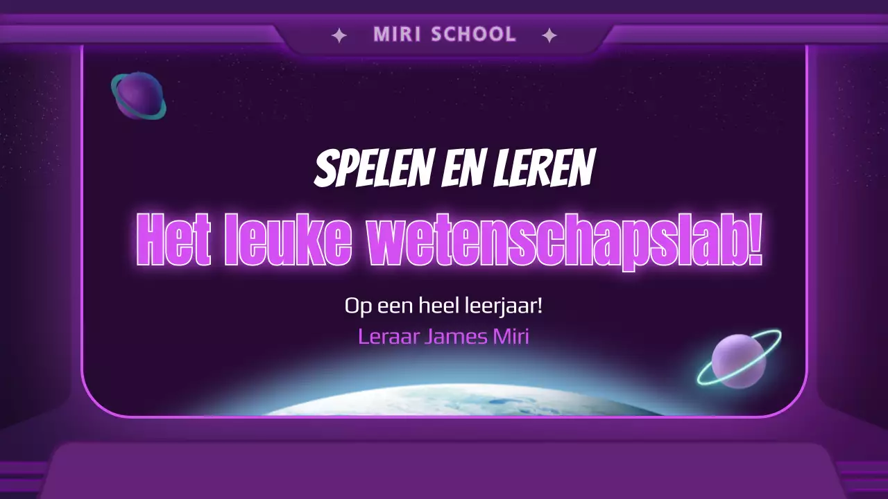 Introductie van de wetenschapsklas van het ruimteschipconcept