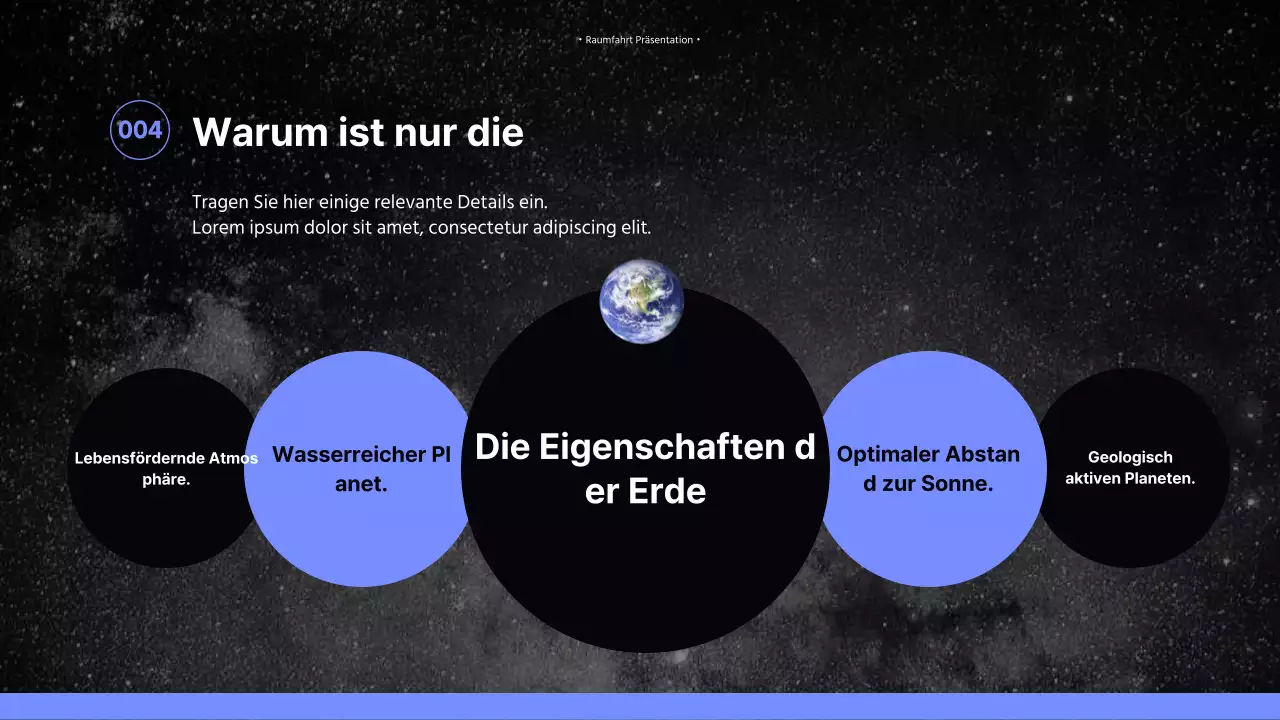 Einführung in ein emotional sauberes Universum in Schwarz und Lila