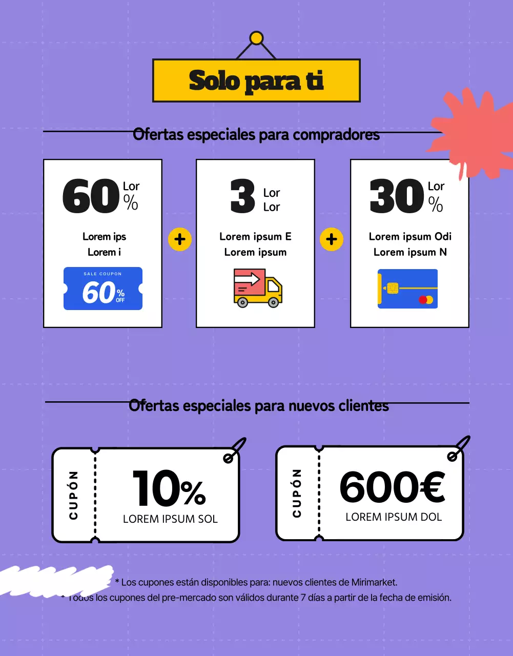 Un colorido resumen ilustrado de nuestras compras preferidas para la vuelta al cole.