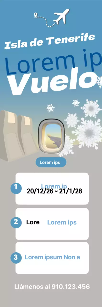 Destacado en azulPromoción de viajes