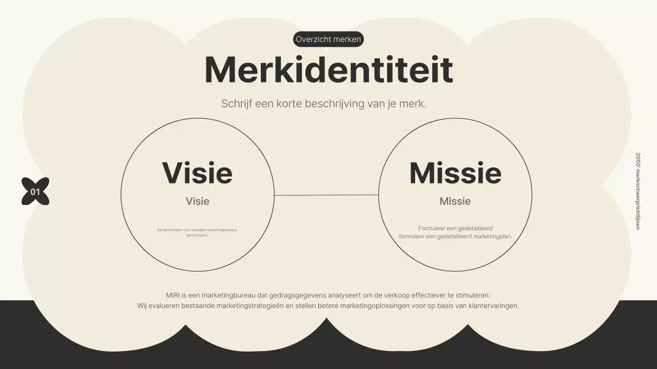 Logo branding met trendy vormen met zwarte en paarse accentenVuistregels