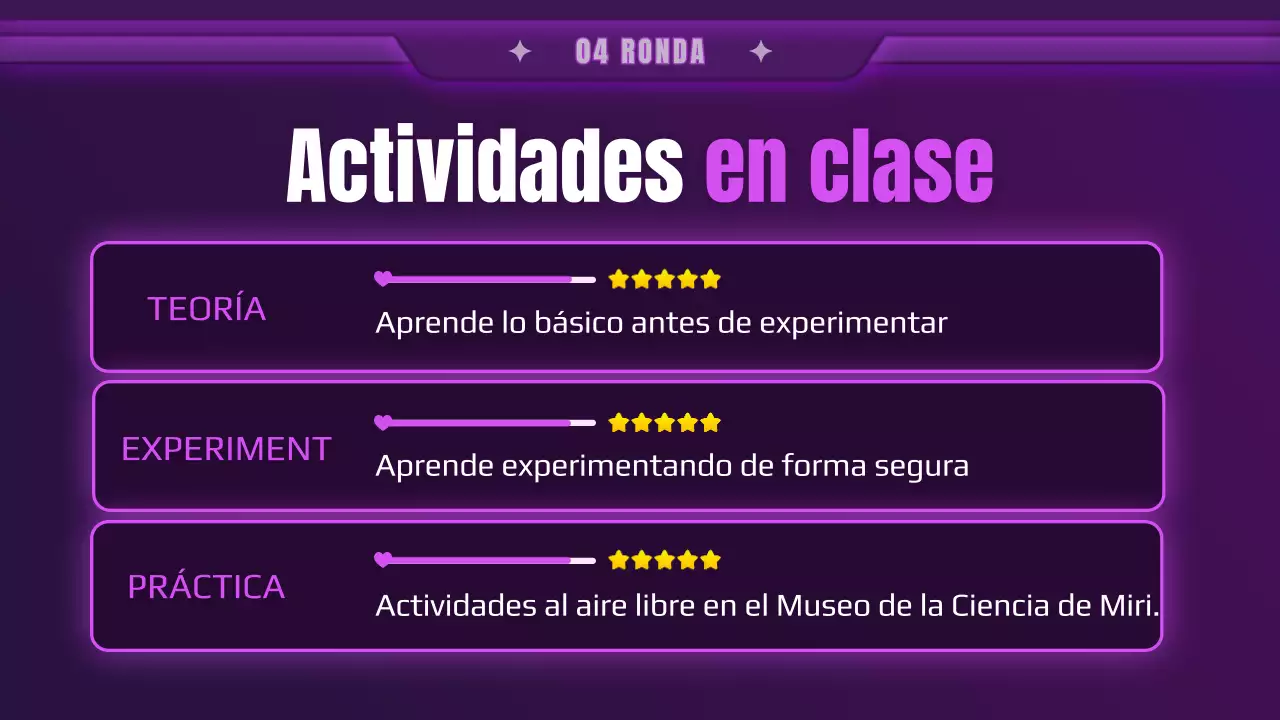 Introducción a la clase de ciencia del concepto de nave espacial