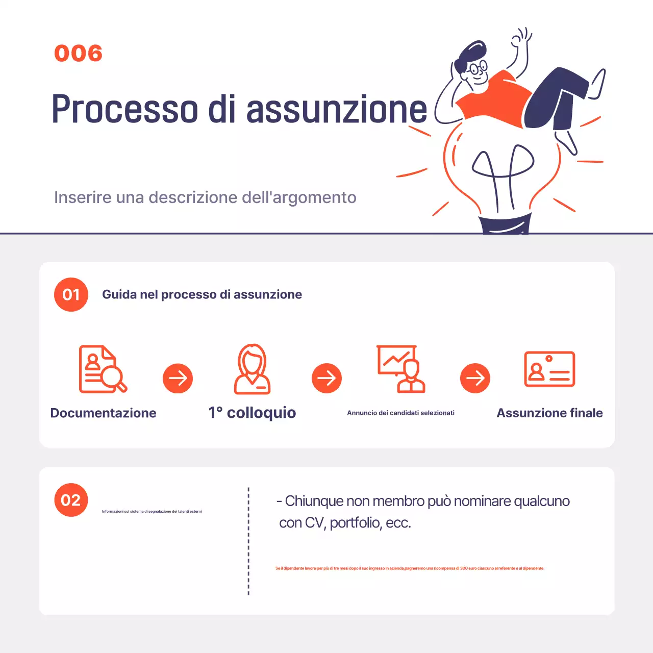 Reclutamento moderno grigio