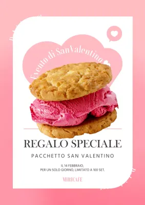 Promuovere una caffetteria rosa per il White Day