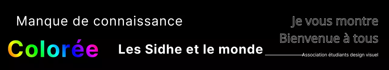 Accueillir les nouveaux étudiants avec un design noir et coloré