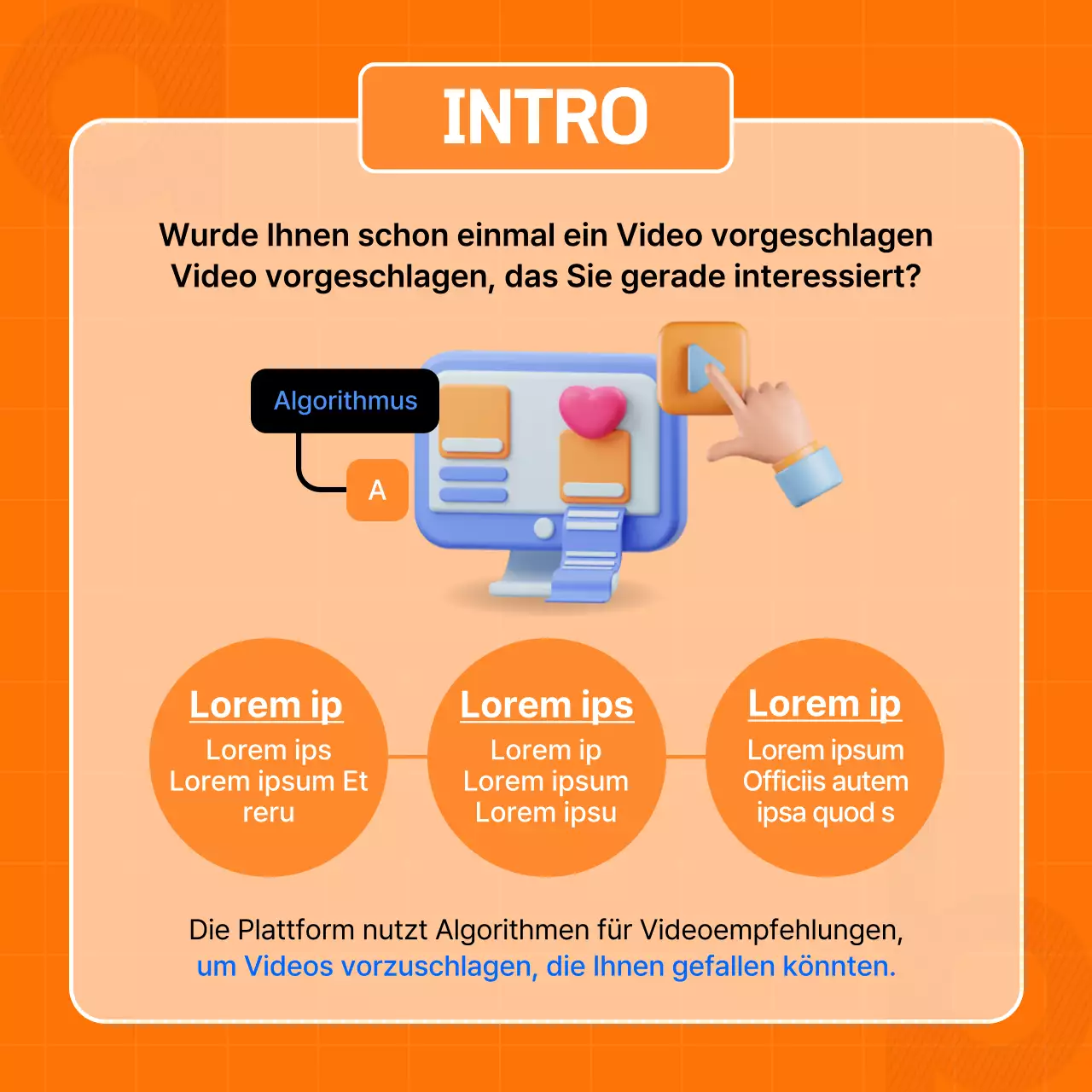 Ein Leitfaden für den Empfehlungsalgorithmus in einfachem Blau