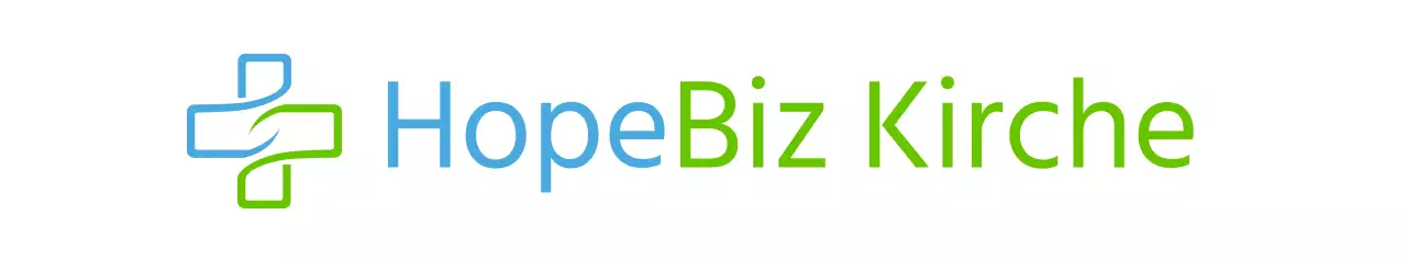 Einfacher symbolischer Logostil in Chartreuse und Hellblau Kirchenarbeit und Werbung