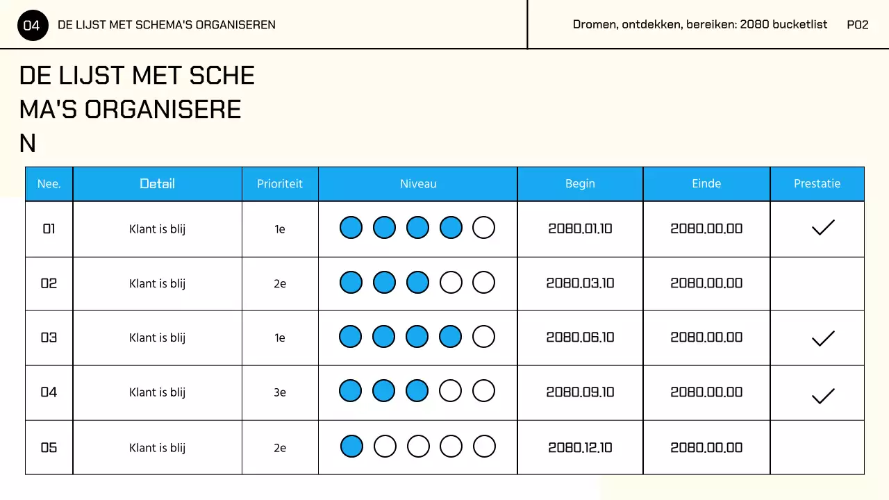 Geel Kleurrijk Schattig Karakter Illustraties Bucket List